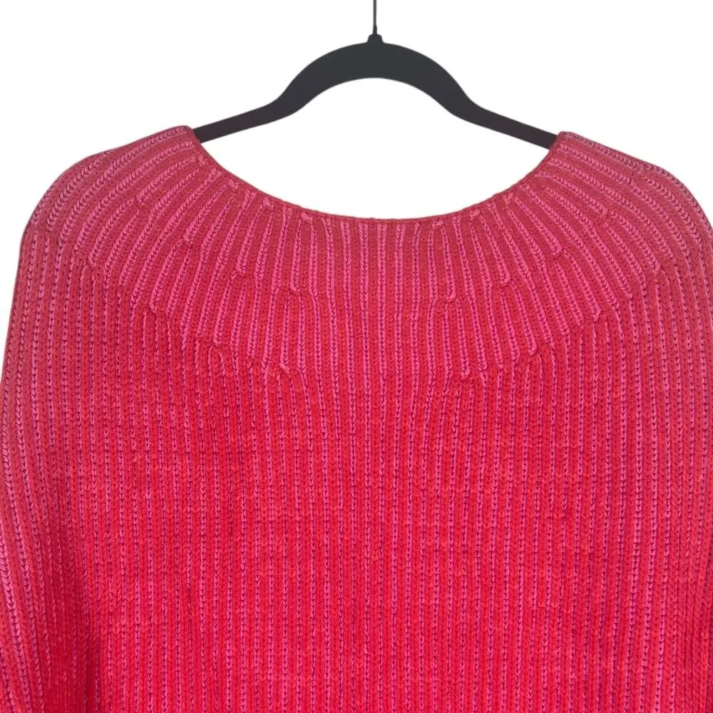 Free People Charlotte Tunic Oversized Sweater Blossom Glow Combo Size XS